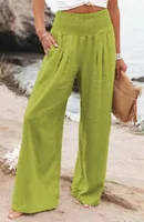 المرأة القطن القنب Pants غير رسمية ، عالية الخصر ، سحب مرونة الخصر ، شعبية ، الخريف والشتاء ، جديد ، سريعة بيع ، RX6602 1