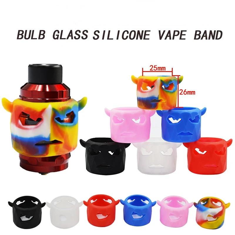 

1pcs Rubber Band for Bubble Glass Skrr Bull's Head Silicon Band for Glass Tank 25mm*26mm