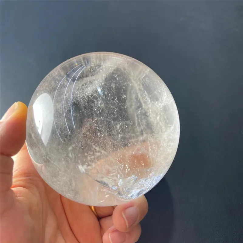 AAAA Natural transparent White Quartz Ball Crystal Ball room decoration home decoration gemstone aquarium 3