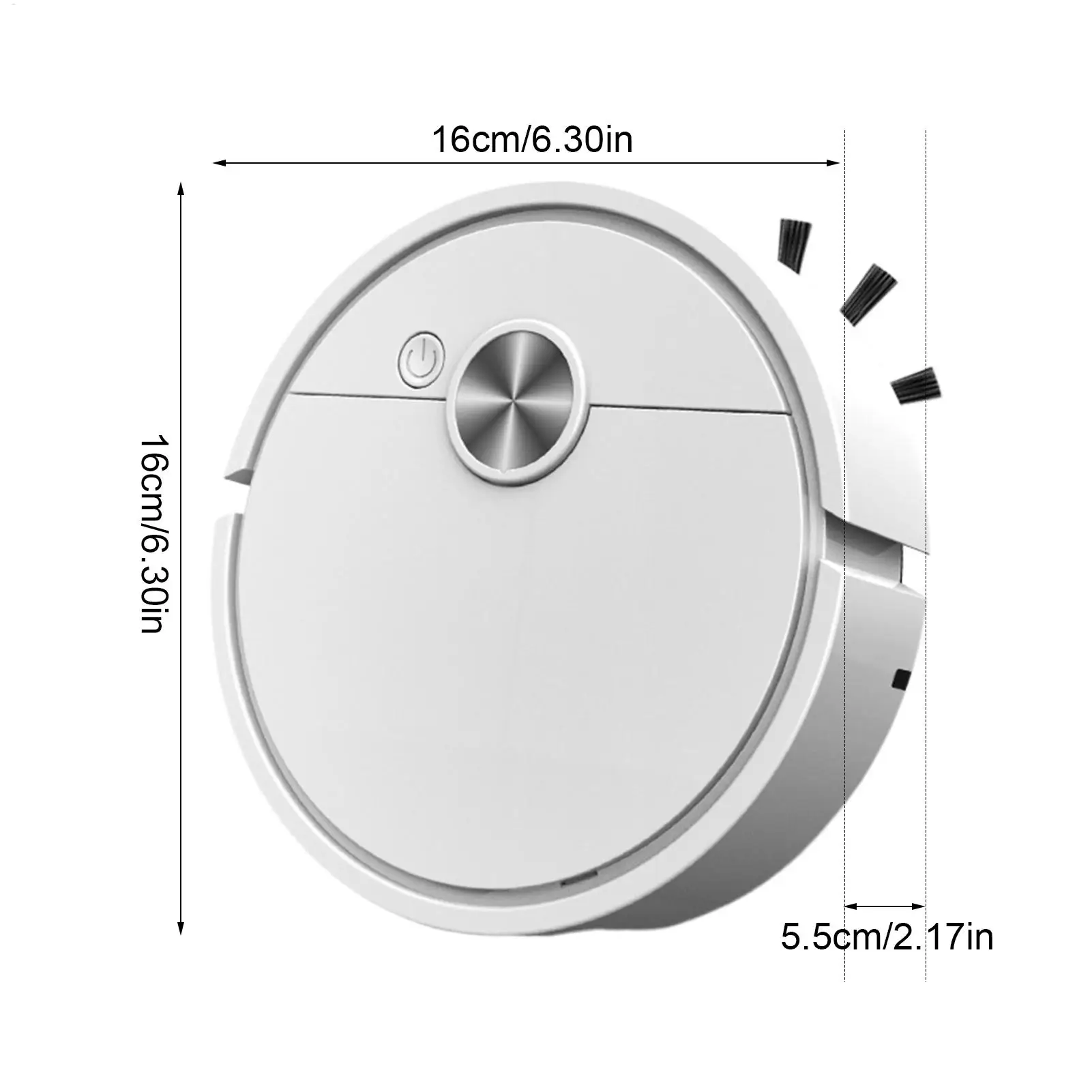 Mini Robot Aspirapolvere Intelligente, Aspirapolvere e Lavapavimenti Smart, Macchina Portatile per Pulizie Domestiche - immagine 6