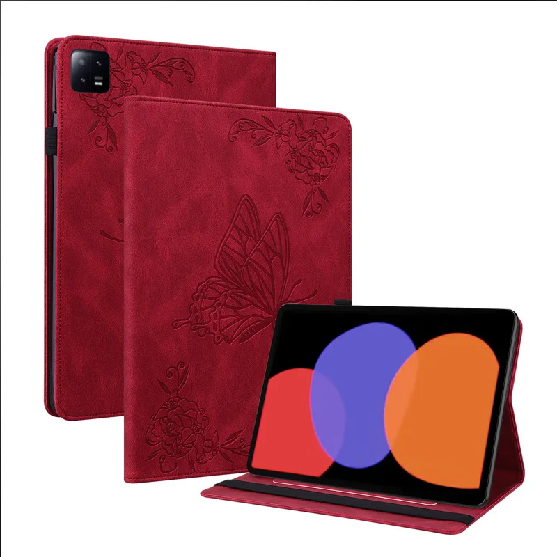

Case For Xiaomi Pad 6 Magnetic Case,2023 11.2''inch Fashion Charming Butterflies PU Leather Wallet Cover Funda