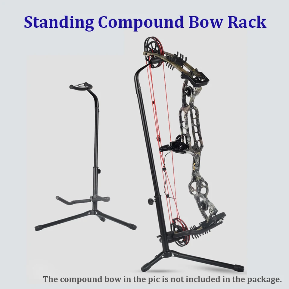 Recurve Rack Bow Stand Archery Rack - Adjustable Holder For Recurve & Compound Bows ...