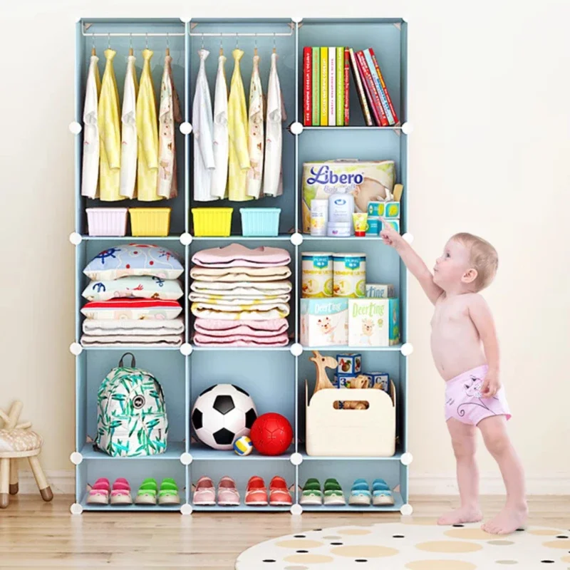 Wardrobe Baby Dressers Bedroom Kids Children's Closet Clothings Organizer Furniture Mueble Para Almacenar Juguetes Baby Closet