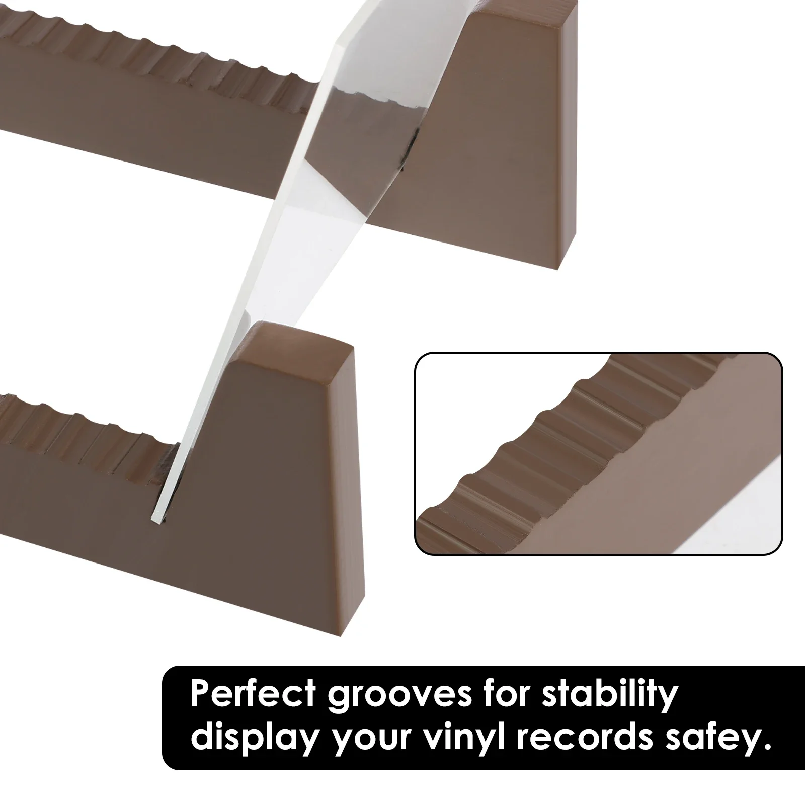 Vinyl Record CD Storage Rack Wood Magazine Album Display Stand Large Capacity Deskop Holder for Home Art Collection Decor NEW 5