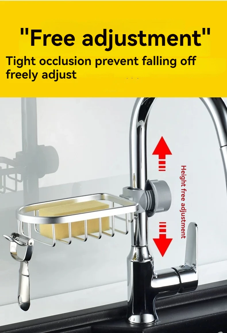Punch Free Aluminum Shower Rack image 8