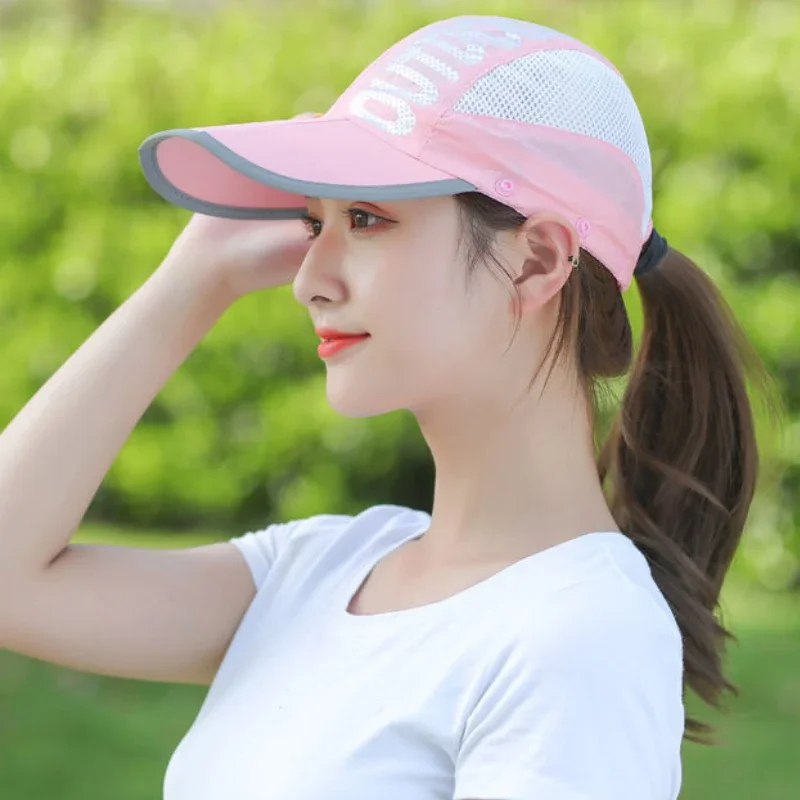 남녀공용 여름 후드 야구 모자, 자외선 차단 마스크, 페이스 커버, 사이클링 운전 등반, 야외 탈착식 태양 UV 차단 모자