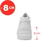 Lift Sneakers Man Elevator Shoes Height Increase Insole 8cm White Black Taller Shoes Men Leisure Fashion Sports Plus Size 37-45 2