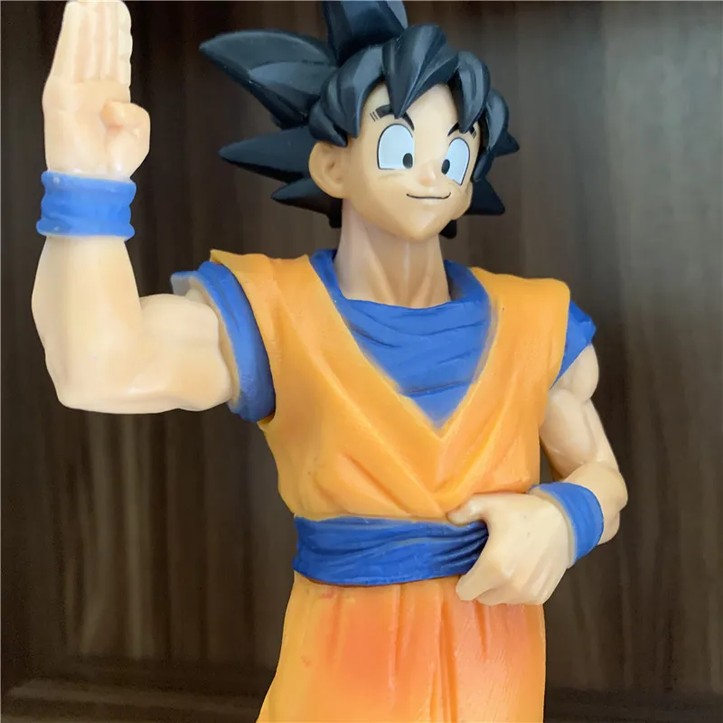 Girlei anime dragon ball z figura goku gohan pai e filho figura de