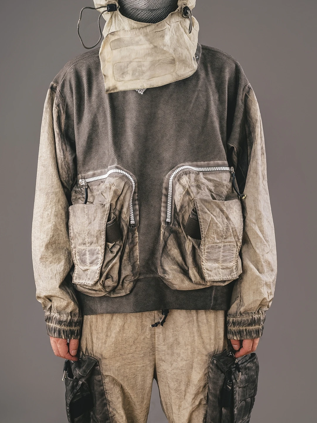 Techwear WasteLand ветер Перекрывающийся