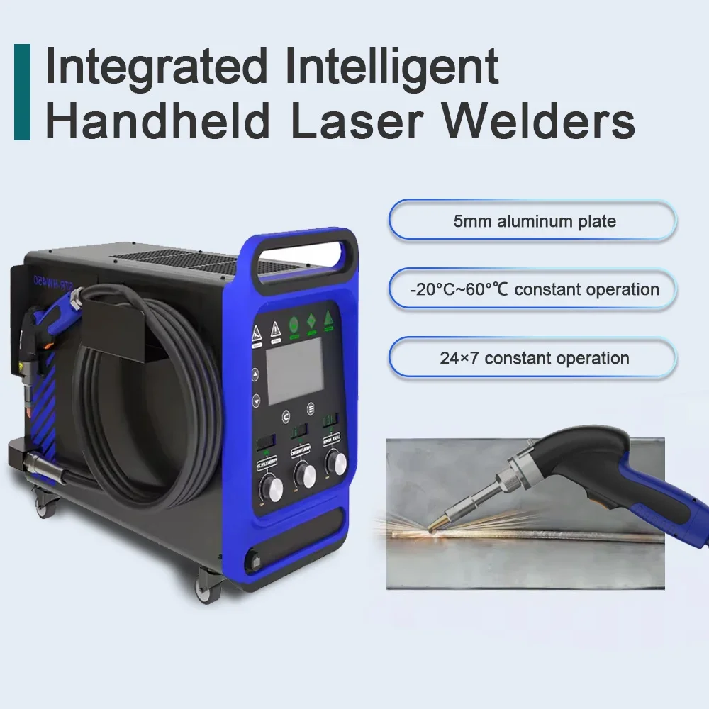 Air Cooled Handheld Welding Light Weight Torch Handheld Laser Welding Machine Price 4