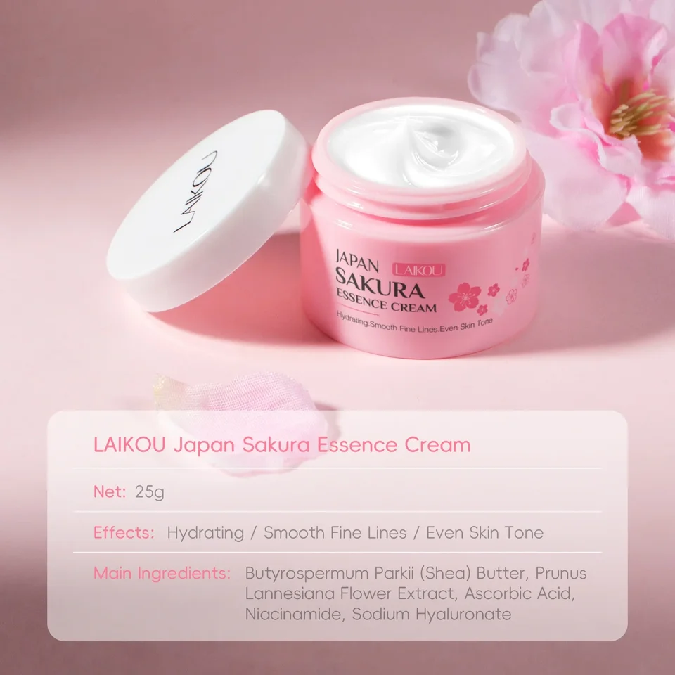 LALKOU Japan Sakura Essence Cream Provide Lasting Hydration&