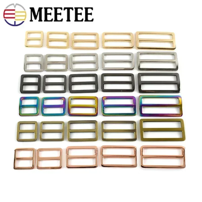 5/10pcs 16-50mm Bags Strap Buckles Metal Slider Tri Glide Adjust Belt Buckle Webbing Shoes Clothes Leather Part Accessories bag buckle metal bag buckle metal buckle metal webbing slider metal strap slider belt buckle