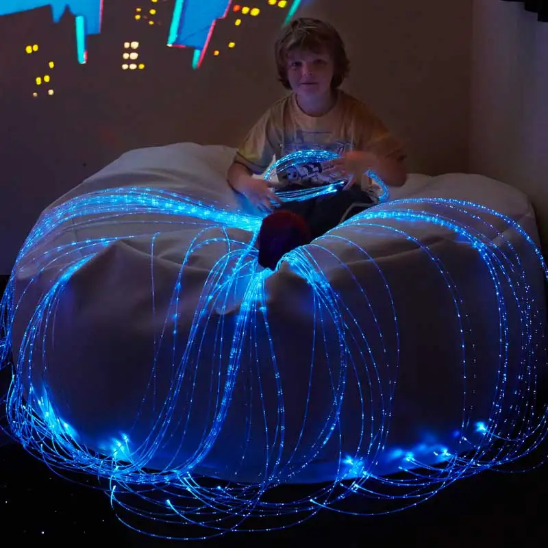 50pcs 0.75mm*3 Length 1m Optic Fiber Sensory Lighting Kit