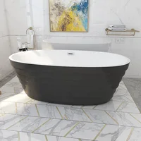 Acrylic Bathtub Shower Room Usage 1600mm Length Big Space Enjoy Bath Time 1