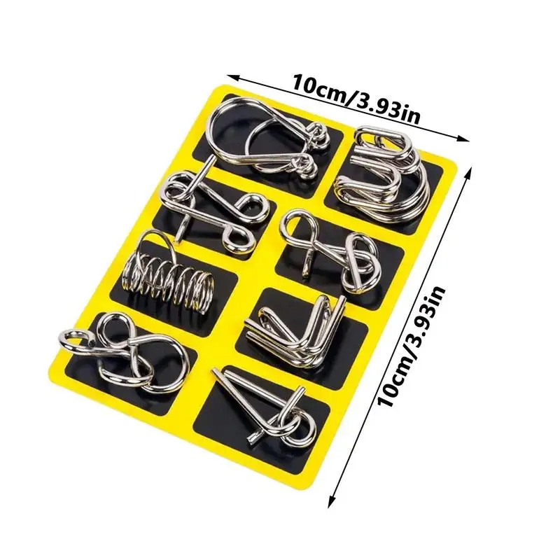 Рисунок 6 - Пазлы из металлической проволоки