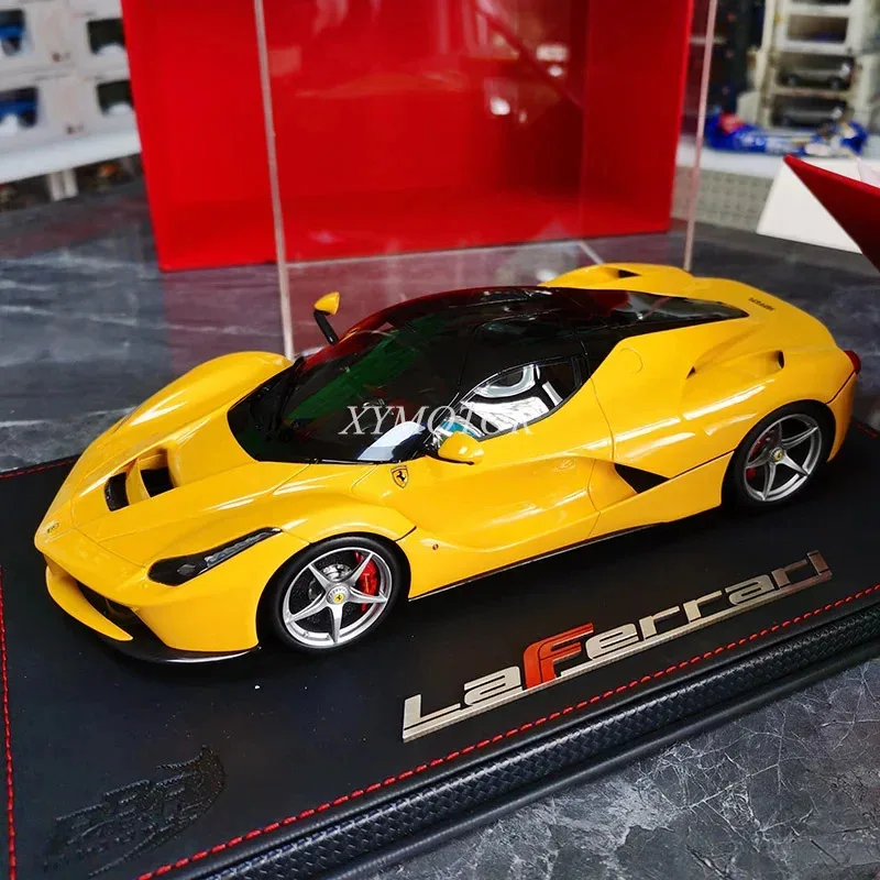 

1/18 BBR For Ferrari LaFerrari Resin Diecast Model Car Toys Hobby Display Collection Ornaments Yellow Boys Girls Gifts