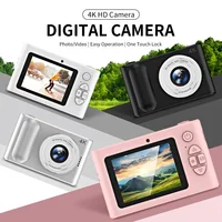 4K HD Mini Digital Camera Sony lens 44M Pixels 2.4 Inch Screen Student Digital Cam Auto Focus 4x Zoom Photography Outdoor Travel 1