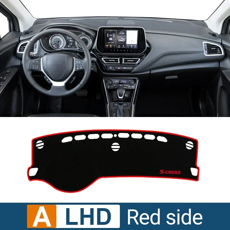 thumbnail image 1 of Cubierta de salpicadero de coche para Suzuki s-cross scross MK3 2022 2023 2024, accesorios de almohadilla antideslizante, alfombrilla de escritorio para instrumentos híbridos, 1 of 5