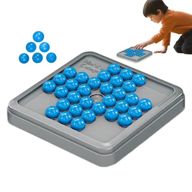 

Single Chess Peg Intelligence Toy Portable Peg Solitaire Game Safe And Funny Single Chess For Visual Stimulation Gift For