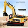 Huina Alloy Truck 1/40 Excavator Diecast Digger Car Construction Engineering Vehicle Model Loader Tractor Toy Kid Christmas Gift 5