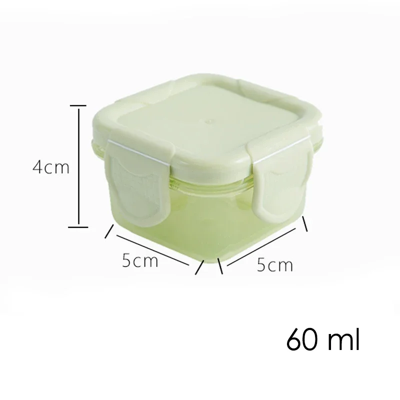 Baby Food Storage Containers 4pcs BPA Free Mini Baby Food Storage Containers Baby Learning Dishes Auxiliary Bowl Portable Sealed Storage Boxs Can Microwave
