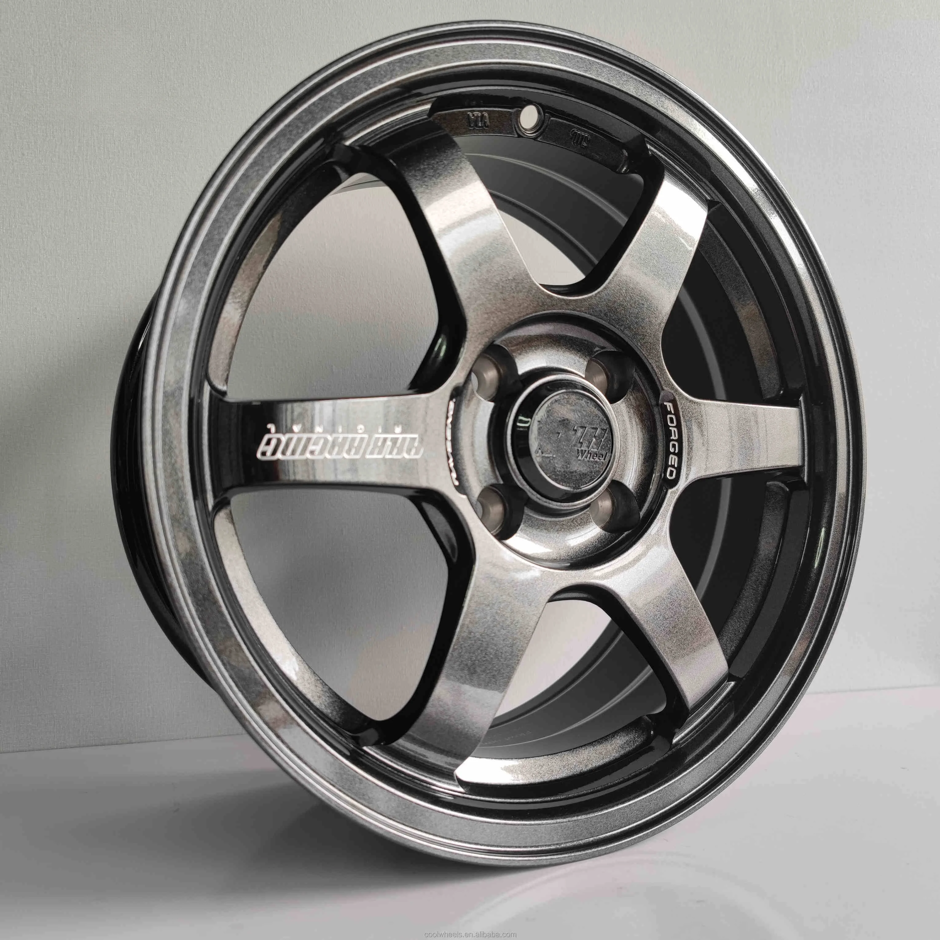 Bku Racing Ruote Per Autovetture 15 16 17 18 Pollici 4X100 5X114.3 Ruote Per Cerchi Sportivi Da Corsa Te37 Ruote Civic Jazz Gk5 Brz Gt86