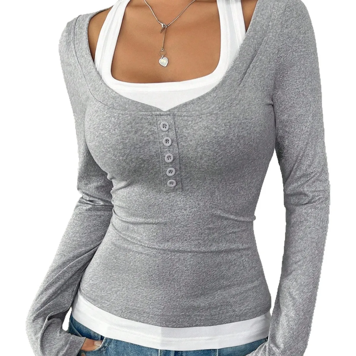 Women Summer Slim Fit Long Sleeve T Shirts