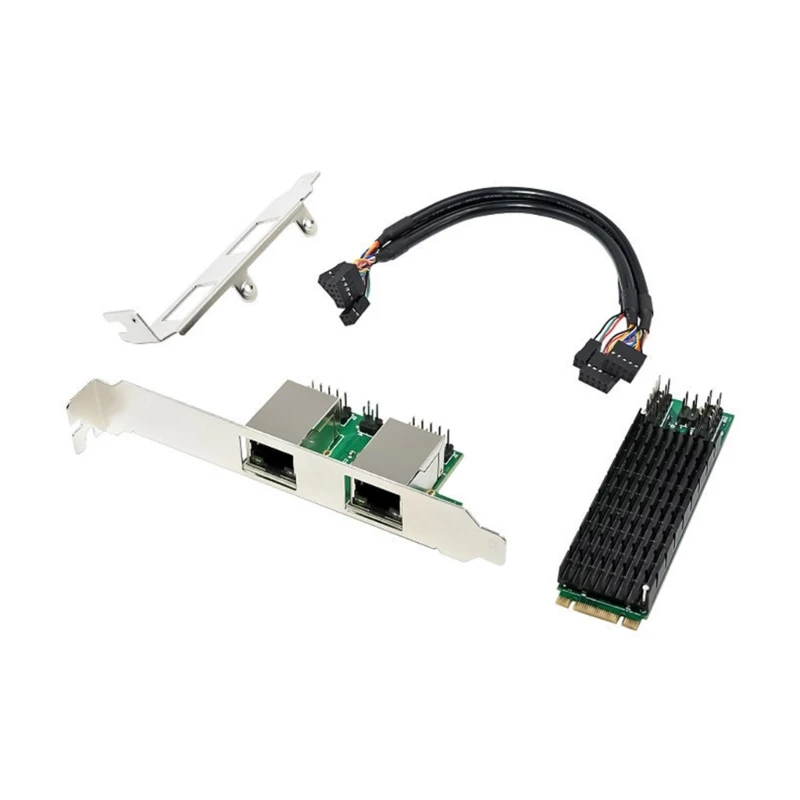2.5Gbps Ethernet PCIE Card PCIExpress PCIE Networking Card 2500Mbps Double RJ45