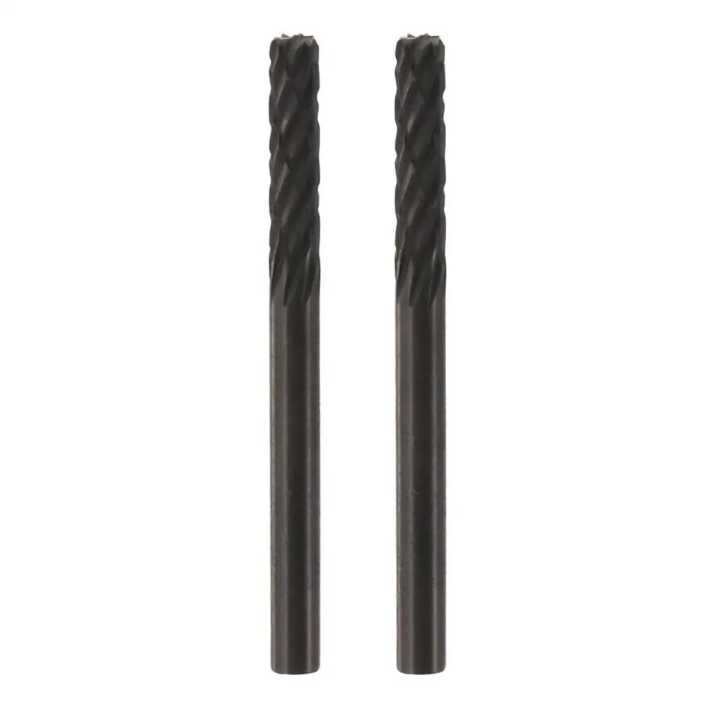 1/8" Shank Rotary Files High-quality Double Cut Tungsten Carbide Cylindrical Radius Burrs Tool for Die Grinder Drill Bit