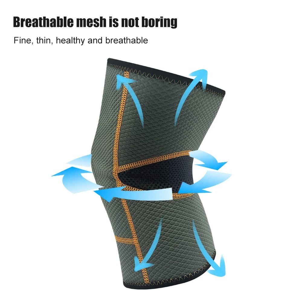 Knee Pad Knee Support Knee Support Sleeve Knee Brace 1PCS Fitness Running Cycling Knee Support Braces Elastic Neoprene Sport Compression Knee Pad Sleeve for Basketball Volleyball