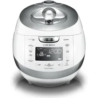 6-Cup (Uncooked)/12-Cup (Cooked) Induction Heating Pressure Rice Cooker with Nonstick Inner Pot,16 Menu Modes,Auto Clean (White) 1