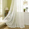1PC Small Flower Countryside Embroidered Window Screen Solid Color Embroidered Window Screen 3