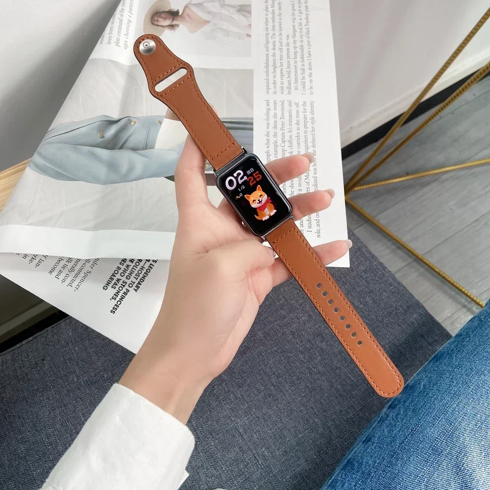 Elegant Leather Bracelet Strap Replacement for Smartwatches - 2024 Edition Accessories