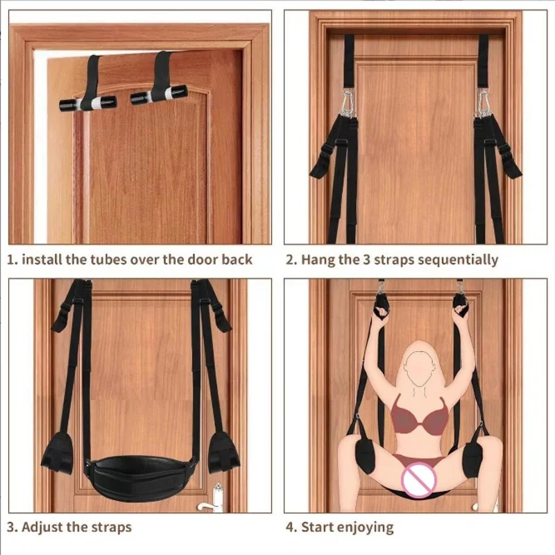 SM Upgraded Carmen Swinging Leather Plush Cushion Adult Door Sexuality Products Carmen 3rd Generation Upgraded