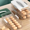 1/2/3 Layer Fridge Egg Storage Box Automatic Rolling Eggs Holder Rack Refrigerator Eggs Dispenser Kitchen Egg Organizer Holder 5