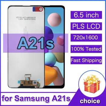 Accessori per telefoni cellulari LCD per Samsung Galaxy A21S Display LCD Touch Screen Digitizer Assembly per Samsung A21s LCD con cornice