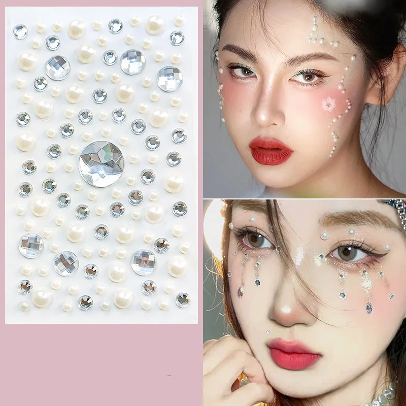 Fg01 Make Up Face Gems Sticker Diy Rhinstone Ideas For Party Punk And  Having Rocks Fun - Temporary Tattoos - AliExpress