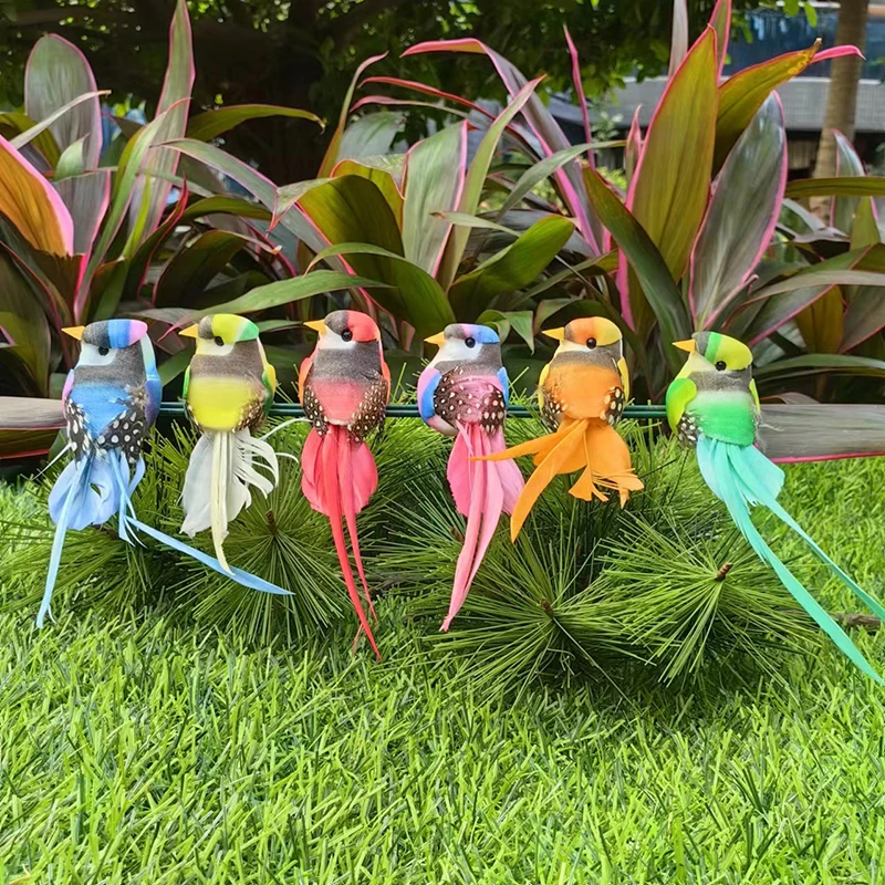 Garden Prop DIY Decoration Swallow Tail Bird Clip Handmade Simulation ...