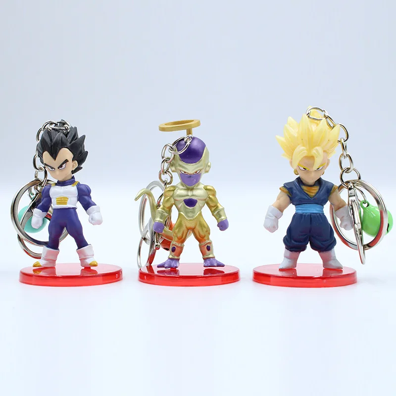 Anime dragonball z chaveiro pingentes filho gohan piccolo mestre roshi  kuririn rei kai mini figura dragon ball presentes do transporte da gota -  AliExpress