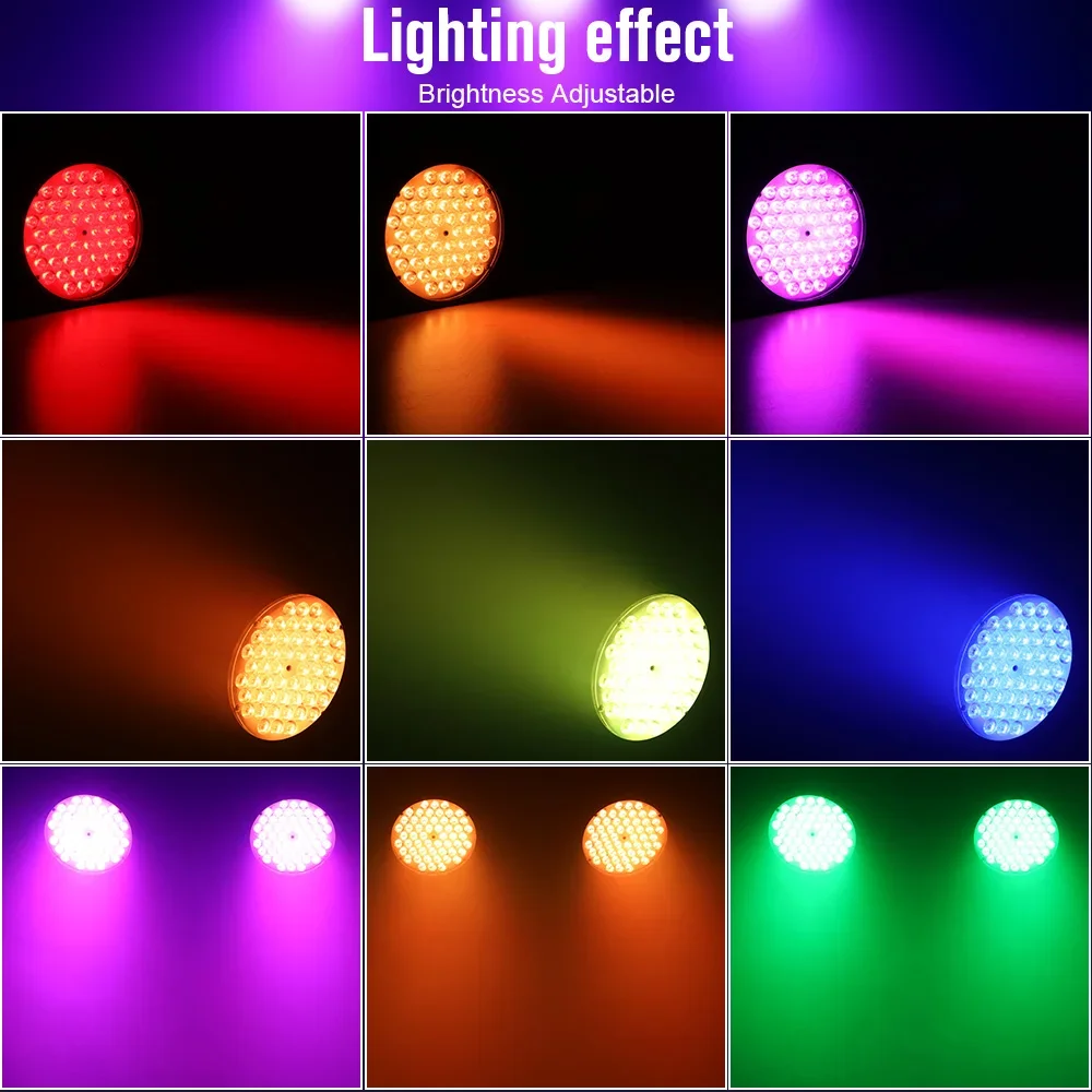 BOTAI Big Dipper LPC010 Disco Ball Party Lights 54x4w RGBW 4-In-1 Led Professional Stage Light With Sound DMX512 Control