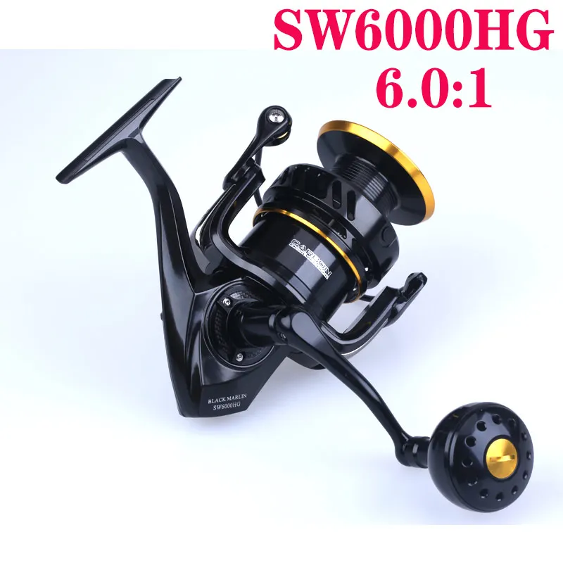 LUREKILLER Japan Black Marlin Spinning Reel Jigging Reel SW4000XG