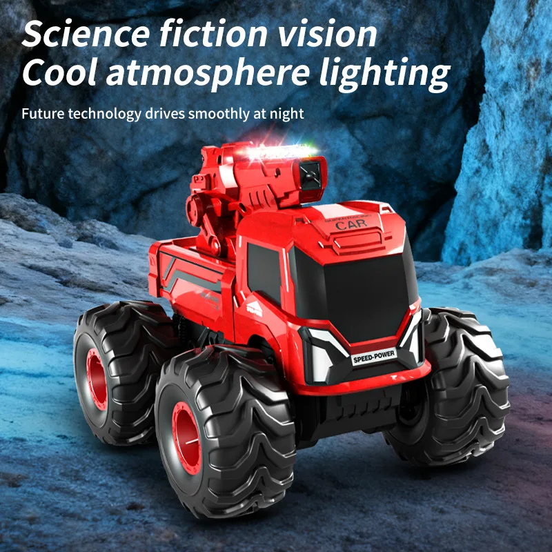 Remote Controlled Four-wheel Drive Off-road Vehicle Capable Of Launching Water Cannons, Amphibious Multiplayer Competitive Child_voghion.com