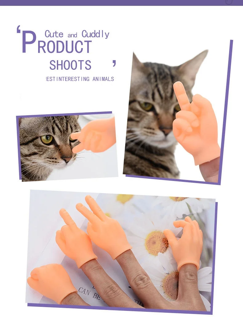 Title 7, Mini Hands Model Tiny Hands Cat Massage Tool Fu...