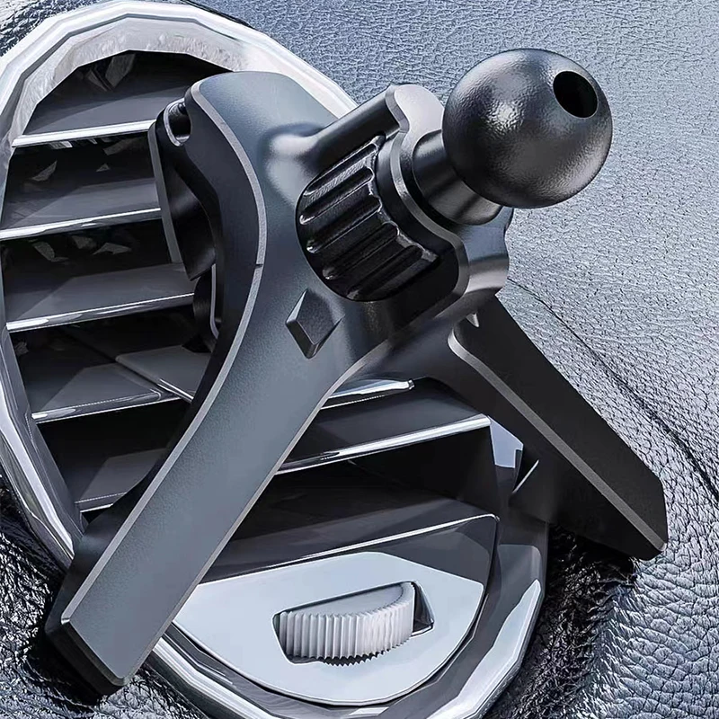 매우 안정적인 자동차 에어 벤트 클립, 마그네틱 자동차 전화 거치대, 범용 중력 지지대 스탠드, 자동차 마운트 베이스, 17mm 볼 헤드