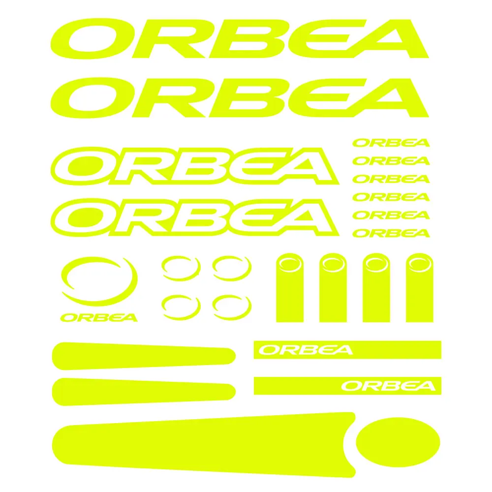 Kit Autocollants Orbea Hologramme – 18 Pièces Vinyle, Pour Vélo, BMX, EBike