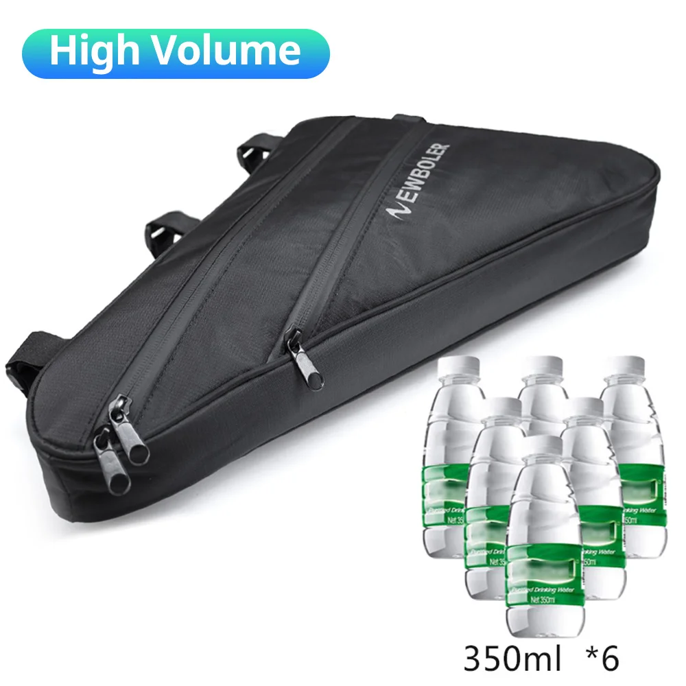 Waterproof Large Triangle Battery Carry Containment Bag For Electric Bike Riding Equipment Bicycle Frame Bag Cycling Accessories