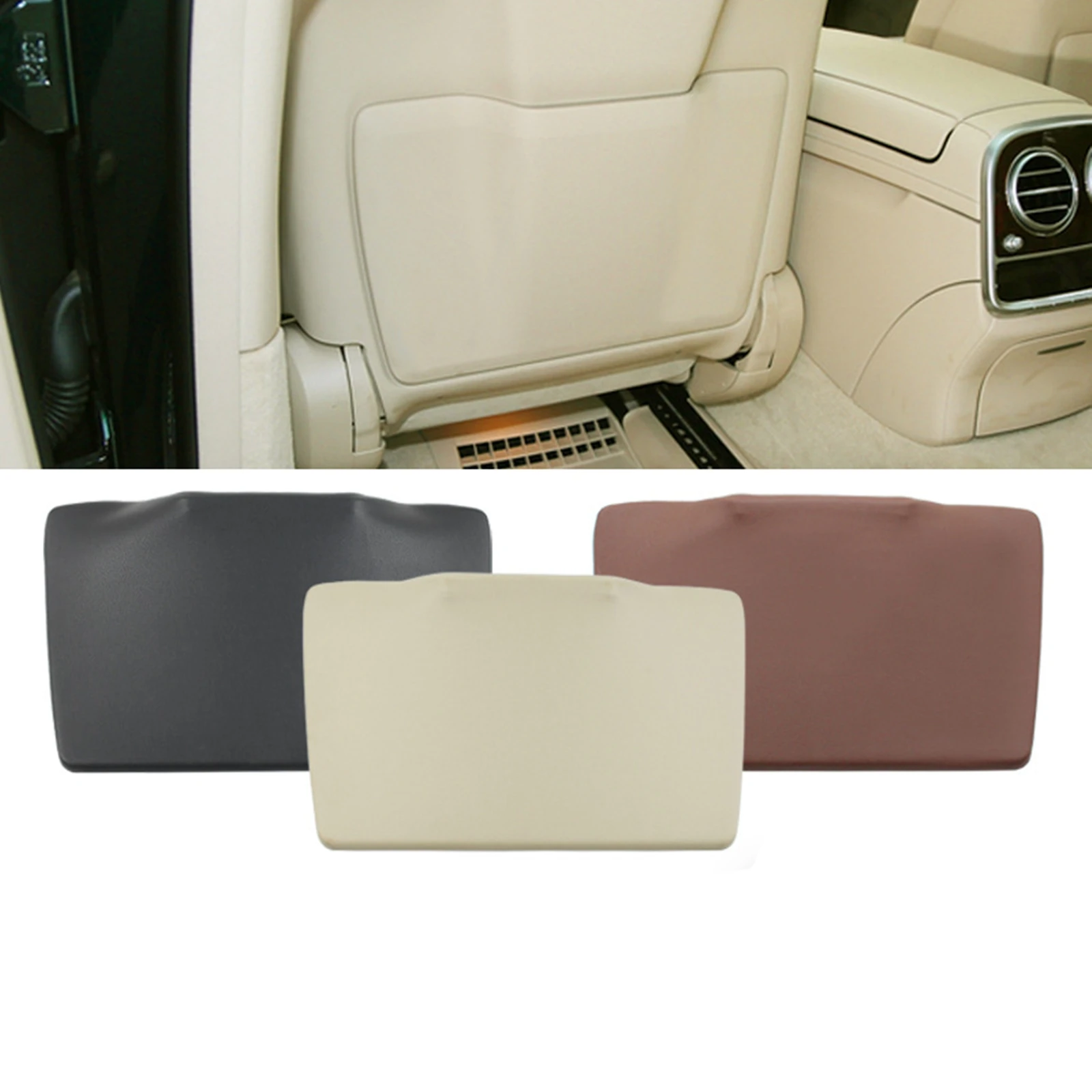 메르세데스 벤츠 S 클래스 W222 S320 S350 S400 S450 S500 2014-2020 뒷좌석 등받이 포켓 수납 백박스 패드 커버