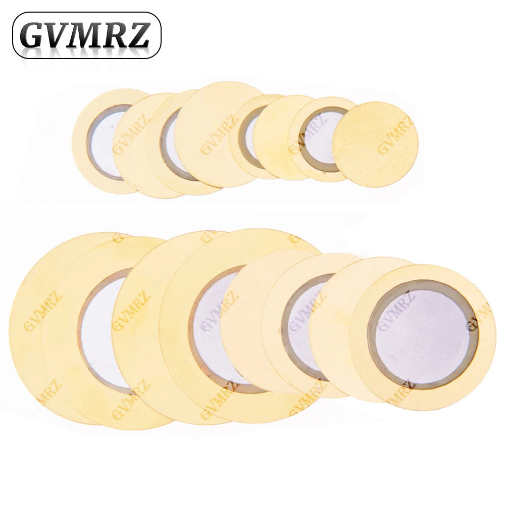 Piezo Buzzer Disc Assortment Kit - Versatile Passive Piezoelectric Elements for Repairs & DIY Electronics Projects
