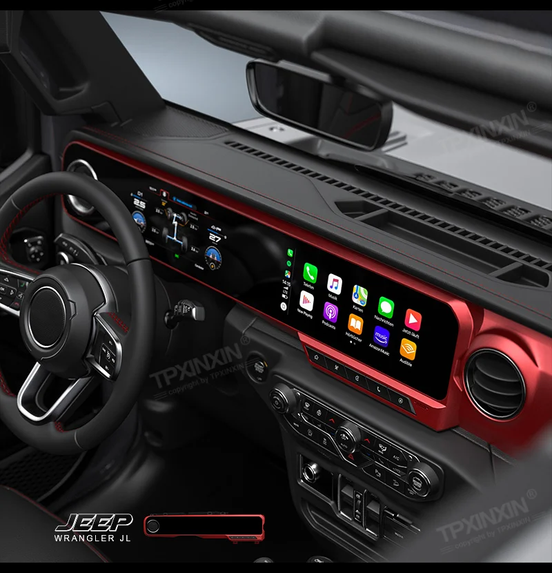 Рисунок 4 - Автомагнитола для Jeep Wrangler 4 JL 2018-2023