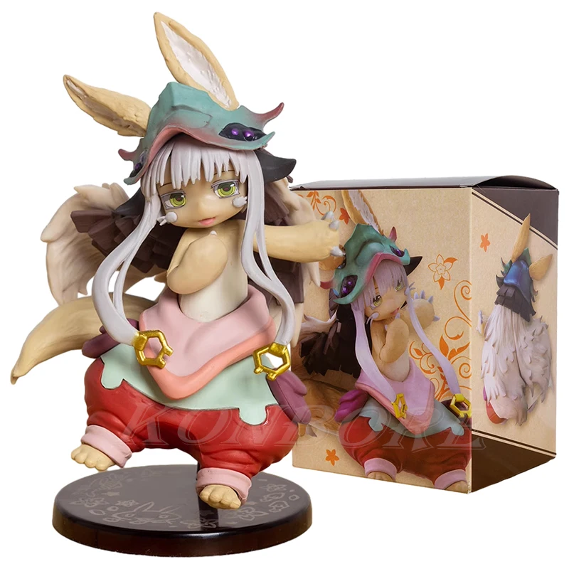 Figura Anime Nanachi Con Mitty Pot, Statuina In PVC 14 Cm, Posa In Piedi Con Base, Collezione Da Scrivania